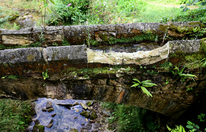 Via dell'Acqua, la Via dei Mulini, il Rujo a Cison di Valmarino