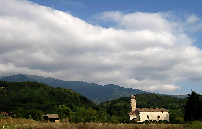 chiesa campestre di Santa Lucia a Castelcucco