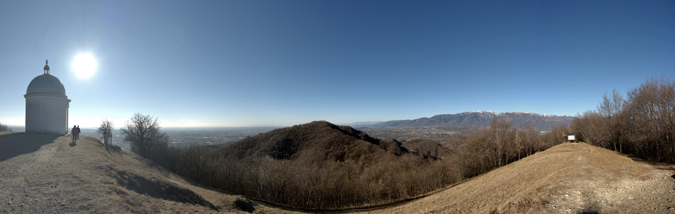panoramica dal colle di San Giorgio a Maser