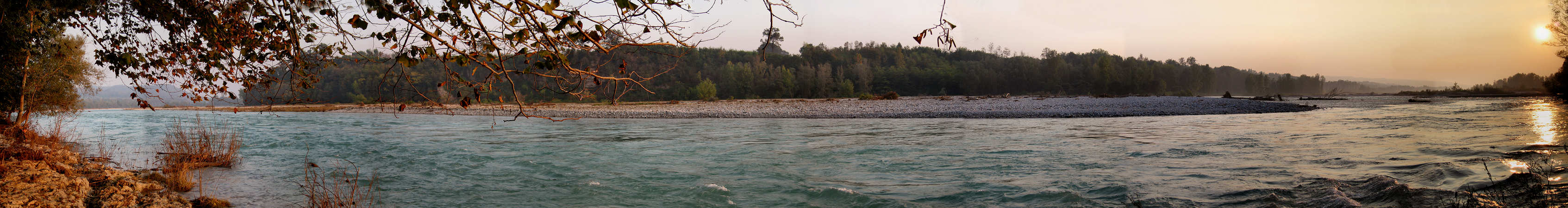 Falzeè di Piave e Montello dall'Isola dei Morti, Sernaglia della Battaglia, Quartier del Piave