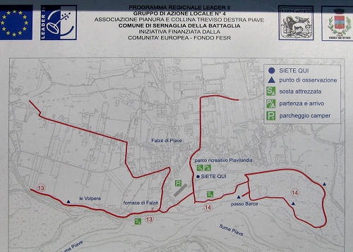 Falzè di Piave - Sernaglia della Battaglia - Quartier del Piave