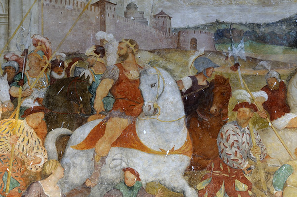 Ceneda, affreschi di Pomponio Amalteo alla Loggia Municipale