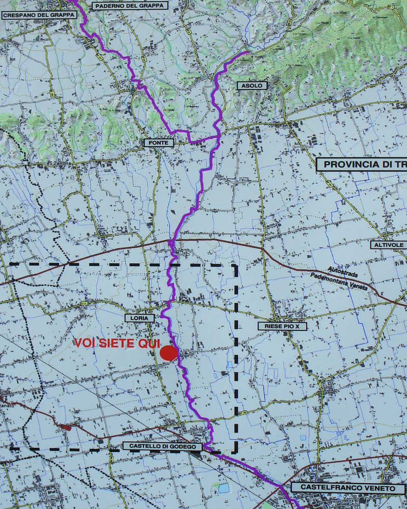 itinerario Sentieri degli Ezzelini