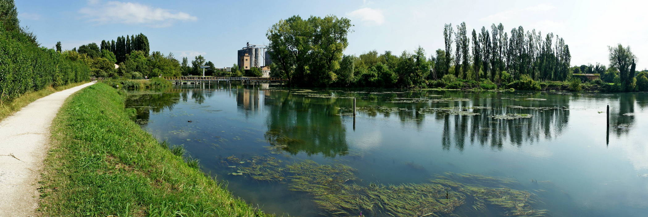 lungo il fiume Sile verso Silea