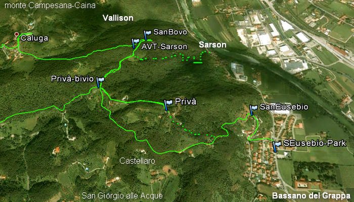 Sant'Eusebio, San Bovo Caluga