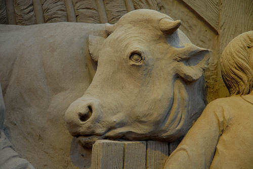 Presepio di sabbia a Jesolo Lido