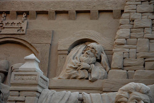 Presepio di sabbia a Jesolo Lido