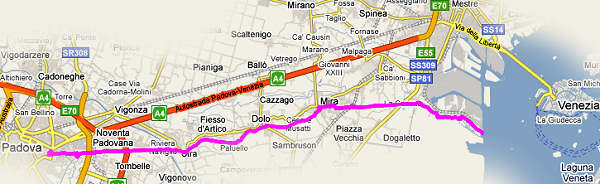 Ciclabile Padova Venezia