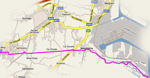 Ciclabile Padova Venezia