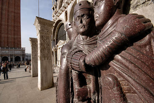 Venezia, Piazza Basilica San Marco, i tetrarchi