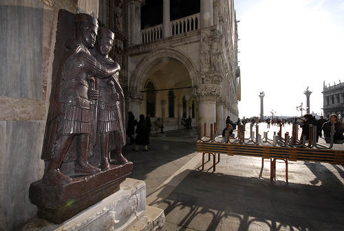 Venezia, Piazza Basilica San Marco, i tetrarchi
