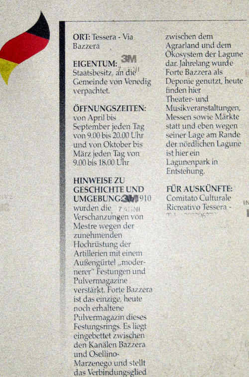 Forte Bazzera a Tessera di Mestre - Venezia