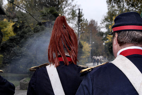 rievocazione storica del 1828 al forte Marghera a Mestre-Venezia