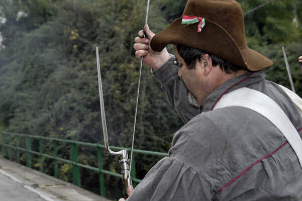 rievocazione storica del 1828 al forte Marghera a Mestre-Venezia