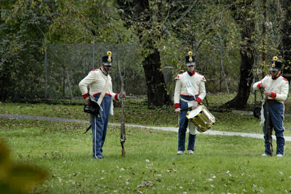 rievocazione storica del 1828 al forte Marghera a Mestre-Venezia