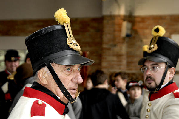 rievocazione storica del 1828 al forte Marghera a Mestre-Venezia