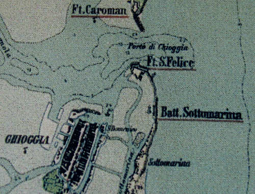 Forte San Felice - diga foranea Murazzi a Sottomarina di Chioggia - Venezia