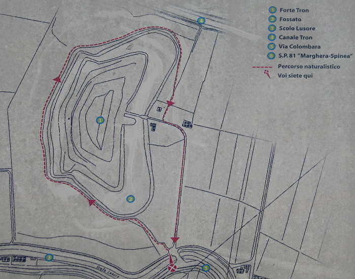 Forte Tron a Venezia-Marghera