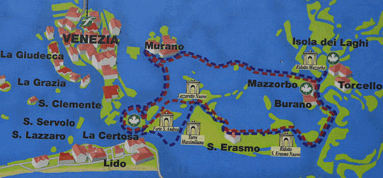 fortezze nelle isole lagunari