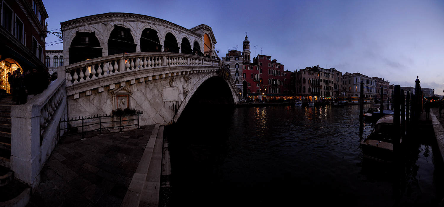 Canal Grande e ponte di Rialto a Venezia