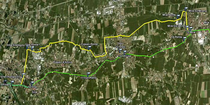 Ciclopedonale Mira-Stra