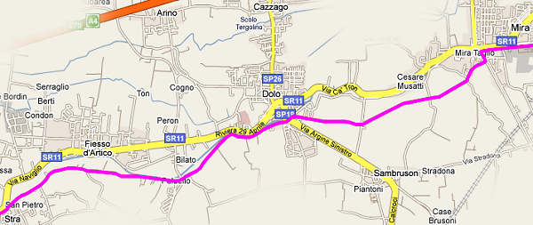 Ciclabile Padova Venezia