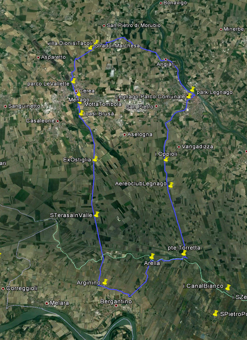 cicloturismo Basso Veronese, Legnago Cerea