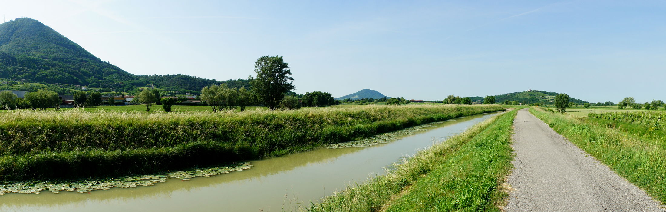 Anello Ciclabile attorno ai Colli Euganei, zona Lovertino vs Monte Madonna