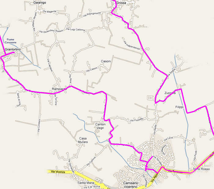 Camisano Vicentino, Gazzo Padovano